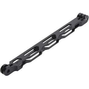 Akozon Camera Helmet Extension Arm Lightweight Aluminum 200MM Helmet Extension Rod Black for X3 ONE RS GO 2 ONE X2