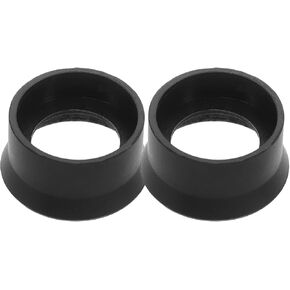 2Pcs Rubber Binocular Eyepiece Cover Replacement Eye Cups for Microscopes and Binoculars Protects Eyes from Glare Easy to Install and Compatible with Various Optical Devices