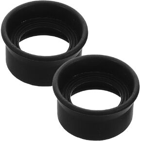 2Pcs Rubber Eyepiece Protection Covers for Microscopes and Binoculars Comfortable Eye Shields for Enhanced Protection and Versatile Use for Optical Devices