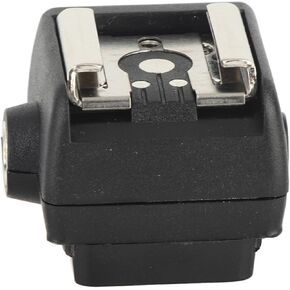 Hot Shoe Adapter, Plastic Flash Hot Shoe Adapter, Speedlight Shoe Mount Converter for DSLRs and Flash