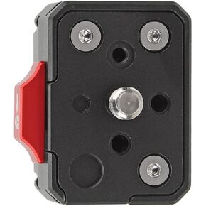 V Lock Arrow Storage Case Plate Multipurpose Stable Mini Assembly Kit with AntiShake Design, 38mm Dovetail Slot, Easy Unlocking Feature for DSLR Tripod, Wide Scope of Application