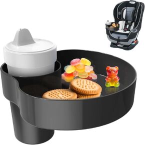 حامل كأس مقعد للسيارة وجبات خفيفة سوداء ، ملحقات سفر ورياضة سفر ورياض in Kuwait