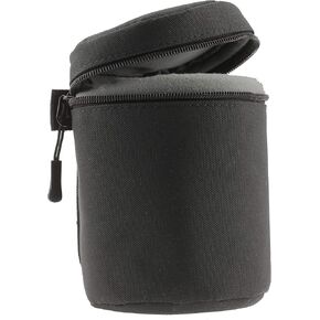 Navitech Black Water Resistant Camera Lens Protective Case Pouch Compatible with Canon EF-S 55-250mm f/4-5.6 is STM | Canon EF-S 55-250mm f/4-5.6 is/is II