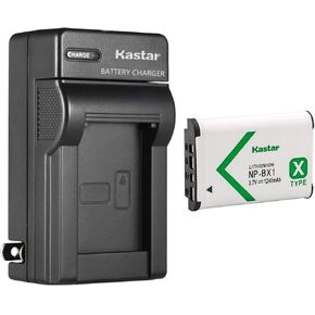 Kastar 3-Pack NP-BX1 Battery and AC Wall Charger Replacement for Sony HDR-AS30, HDR-AS300, HDR-AS50 Action Cam, HDR-AS50R, HDR-CX240, HDR-CX240E, HDR-CX405, HDR-CX440, HDR-GW66, HDR-GWP88 Camera