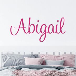 Name Wall Decal Sticker - Multiple Font Custom Baby Name - Nursery Wall Sticker - Baby Girl Baby Boy Room Wall Decor - 130519PRE