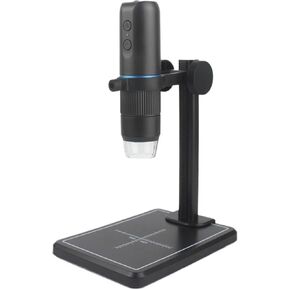 1000X Zoom WiFi Portable HD Children Professional Electronic Digital USB Microscope 8 Led for Cell Phone PC Coin Soldering Tools(MS5 WiFi)