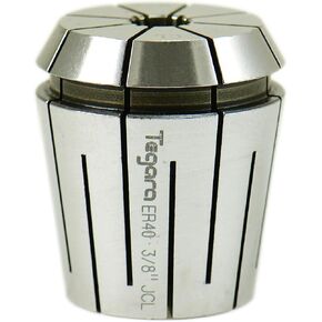 Tegara ER40 Coolant Jet Collet 1/4 5/16 3/8 7/16 1/2 5/8 3/4 1 213-0159 ~ 213-0166(1 pc) ![ (1" 213-0166)