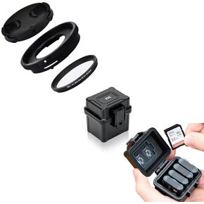TG-7 TG-6 TG-5 Battery Case+Lens Kit for Olympus TG7 TG6 TG5 TG4 TG3 TG2