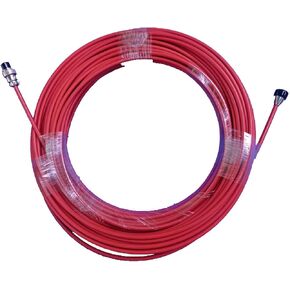 Sewer Camera Cable,Replacement 7mm Rigid Cable 164FT with Distance Mark for Sewer Inspection Camera,Compatible only with Units Featuring Green Camera Head gaskets(164FT/50M for 23mm Camera Head,Red)