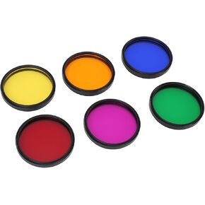 Telescope Nebula Filter, 6 Colors Telescope Filter Set Aluminum Alloy Acrylic for Accessory