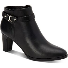 Charter Club Womens Pixxy Faux Leather Dress Boots Black 8.5 Medium (B,M)
