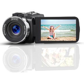 Camcorder Video Camera 4K HD 80MP Vlogging Camera for YouTube, 30FPS IR Night Vision Camera