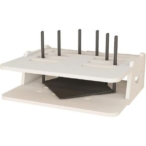 WiFi Router Storage Box Router Set Top Box Single Layer Space Aluminum Wall Mount Storage Shelf