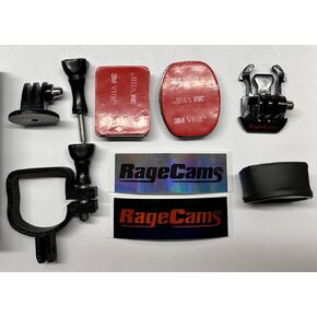 Universal RageCams 6.0 Cage Frame Mount 1/4"-20 Lens Protector RC Sticker Kit Compatible with Tactacam 6.0 Hunting Camera