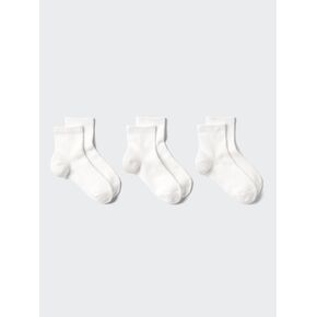 Uniqlo Crew Ribbed Pile Socks | 3 Pairs