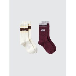 Uniqlo Mickey&Friends Sports Socks | 2 Pairs