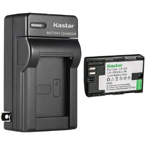 Kastar LP-E6 AC Wall Battery Charger Replacement for Canon LP-E6NH Battery, Canon EOS R7 Mirrorless Camera