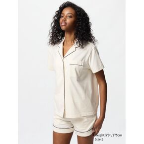 Uniqlo AIRism Cotton Pajamas | Short Sleeve