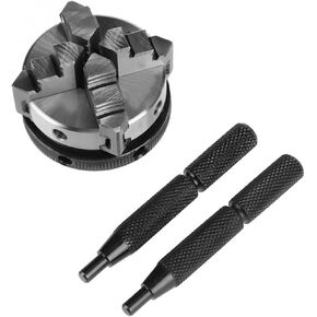 1 Set Metal Lathe Chuck 50mm Mini 4 Jaw Reversible Self-Centering M14 Thread Mount Lathe K02-50 Woodworking Tools clamp