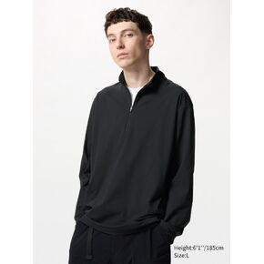 Uniqlo DRY-EX UV Protection Half-Zip T-Shirt