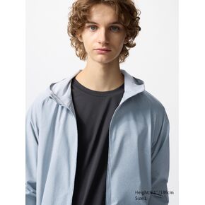 UNIQLO DRY-EX UV Protect Full-zip Hoodie | مطبوعة