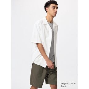 Uniqlo قميص ذوي الياقات كم قصير