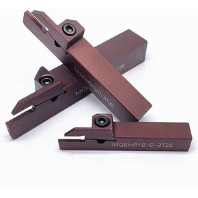 1pc MGEHR1616 MGEHR2020 MGEHR2525 3T25 3T30 3T25 4T25 4T30 4T35 5T30 5T35 5T40 Lengthen Type CNC Holder Lathe Tool Metal Lathe Tools(3T25,MGEHR1616)