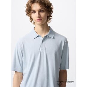Uniqlo DRY-EX Polo Shirt | Patterned