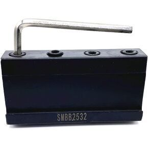1pc Turning Tool Holder SMBB1626 SMBB2026 SMBB2526 SMBB1632 SMBB2032 SMBB2532 SMBB3232 SMBB CNC Cylindrical Grooving Tool Holder(SMBB1632)