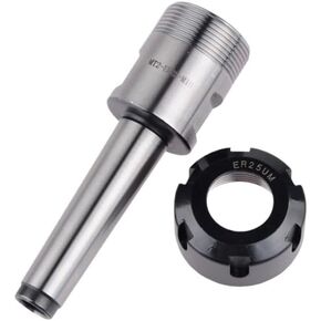 1pc ER32 ER25 ER20 ER16 ER11 MT2 M10 MTA2 Drawbar CNC Milling Steel Material Collet Chuck Holder(MTB2-ER25)