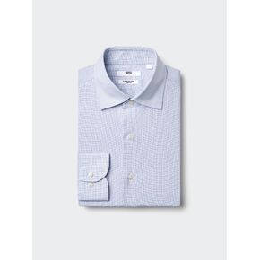 Uniqlo Super Non-Iron Slim Shirt | Spread Collar | Checked