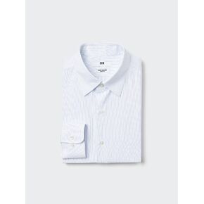Uniqlo Super Non-Iron Slim Shirt | Striped | Regular Collar