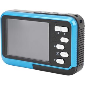 Pomya 11ft Water Camera, Autofocus 48MP Underwater Camera HD Dual Screen for Outdoor (Black)