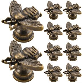 Chinese Style Pull Handles,Vintage Drawer Handles,Vintage Drawer Pulls 10 Pcs Cabinet Hardware for a Classic Look