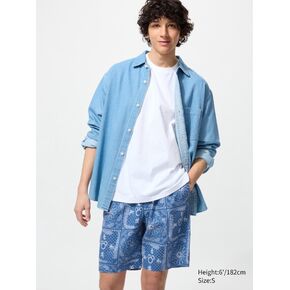 Uniqlo Disney في شورتات صالة زرقاء