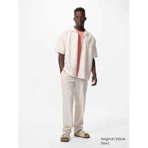 Uniqlo Linen Blend Relaxed Pants | Tall