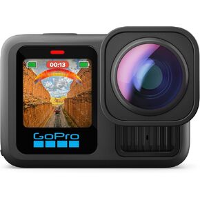 GoPro HERO13 Black Ultra Wide Edition - Waterproof Action Camera with 5.3K60 Video, 27MP Photo, Boosted 177-degree FOV + Compatability with HB-Series Lenses