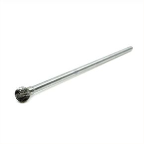 Benchmark Abrasives 6" Oval/Egg Shape Double Cut Tungsten Carbide Die Grinder Bits Metal Deburring Tool Rotary Burr, 1/4 Inch Shaft, Engraving Tool for Woodworking Shaping Carving (SE-5)