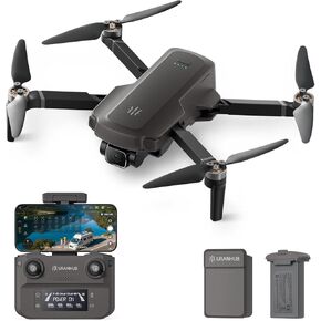UranHub G30 Drones with Camera for Adults 4k, GPS Beginner Drones with 31-Min Flight Time, Beginner Mode/Auto Return/Brushless Motor/Intelligent Flight, Cool Toys Gift for Men Boys(Under 249 g)