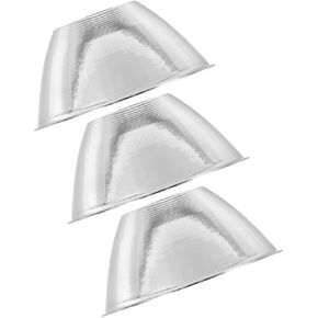3pcs Flashlight Reflector Cup Accessory for Spotlight Lighting Fixture Shade Aluminum Reflective Panel for Improved Brightness and Reduced Glare for Outdoor Camping