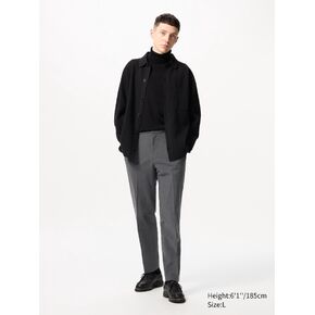 Uniqlo سراويل الكاحل الذكية | 2 اتجاه تمتد | طويل