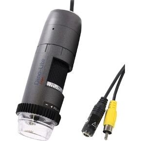 Dino-Lite RCA Digital Microscope AM5212NZT- 960 x 480 Resolution, 20x - 220x Optical Magnification, Polarized Light, Microtouch, No Software Needed - Connect Directly to a Screen