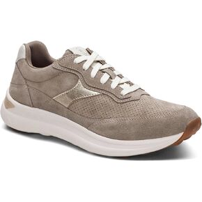 Aetrex Women's Emily Orthopedic Plantar Fasciitis Relief Arch Support Inserts Shoes - Adjustable Lace-Up Leather Sneakers for Women