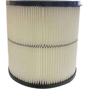 17884 Vacuum Cartridge Replacement Filter - Fits for Craftsman shop vacs 9-17884 17935 17937 17920 - for 6 Gallon and Large Wet/Dry Vacs