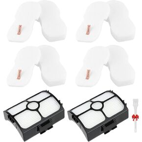 HZ4002 replacement filter for shark Stratos: HZ3000 HZ3002 Ultralight Corded Stick Vacuum, Replace part XFFKHZ3000 XHFHZ3000-2 HEPA & 4 Foam and Felt Filters