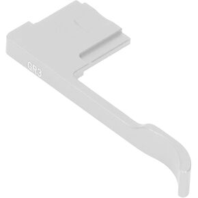 Hot Shoe Hand Grip, Lightweight Camera Thumb Up Grip Metal Easy to Install for GR IIIX (Silver)