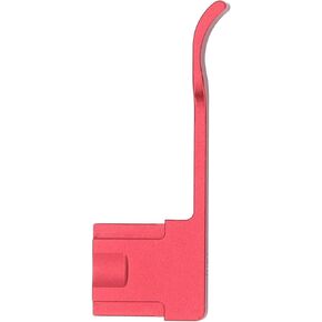 Hot Shoe Hand Grip, Lightweight Camera Thumb Up Grip Metal Easy to Install for GR IIIX (Red)