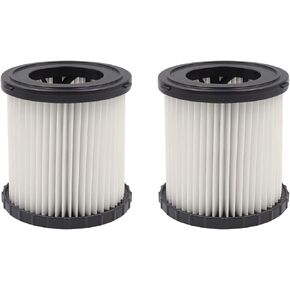 2 Replacement DCV5801H Wet/Dry HEPA Filters. Compatible with Dewalt DCV580 & DCV581H