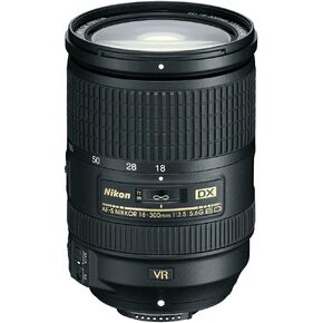 Nikon AF-S DX NIKKOR 18-300mm f/3.5-5.6G ED Vibration Reduction Zoom Lens with Auto Focus for Nikon DSLR Cameras