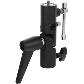 Flash Bracket Umbrella Clamp H-Shape Metal Stand Versatile Light Stand Adapter for Photography